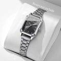 Fashion Rectangle Women Watches Simple Analog Quartz Wristwatch for Girls Clock Gift Reloj Mujer（Without Box）