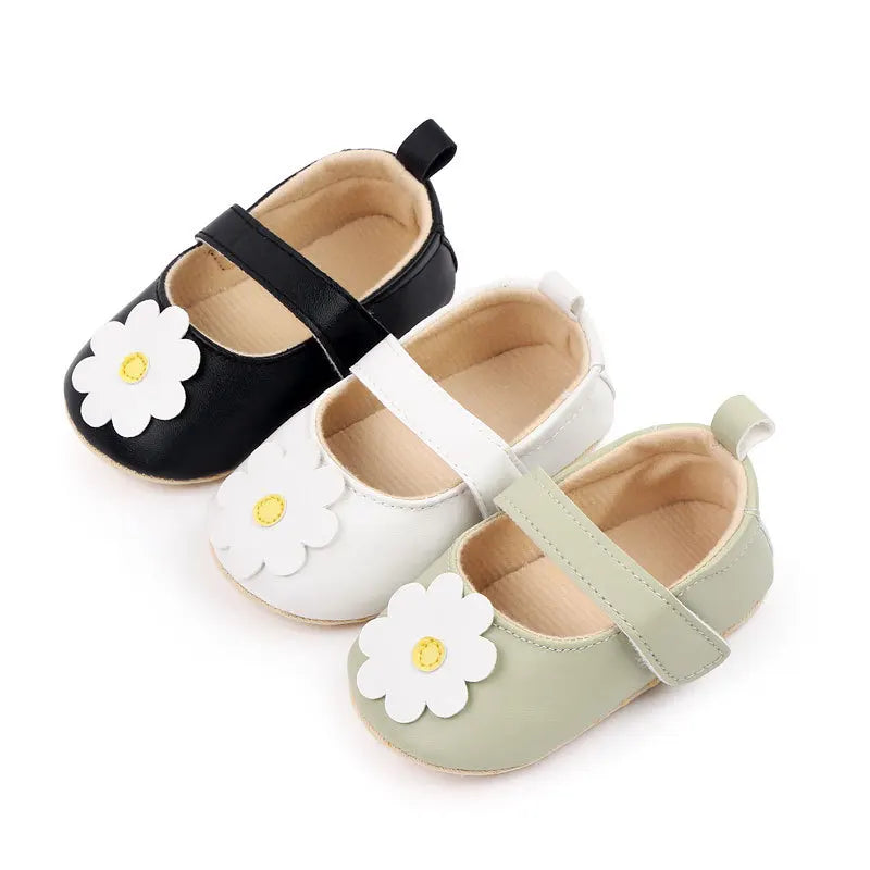 New Flower Embroidery Baby Girl Shoes Cotton Non-slip Soled Toddler Shoes Spring Summer Baby Shoes Princess Girls First Walkers