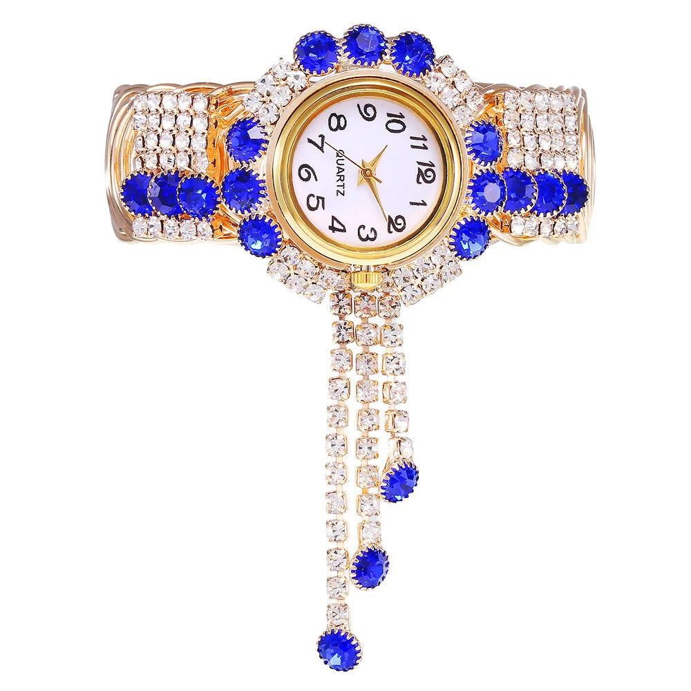 Fashion Women Watch with Shiny Diamond Watch Ladies Luxury Brand Ladies Casual Women Bracelet Crystal Watches Relogio Feminino