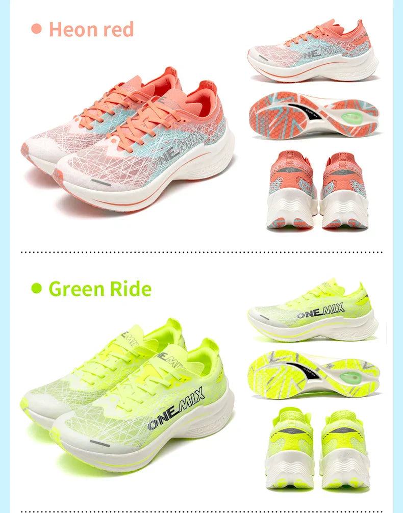 Carbon Plate Running Shoes Shock Absorption Ultra-light Sports Shoes