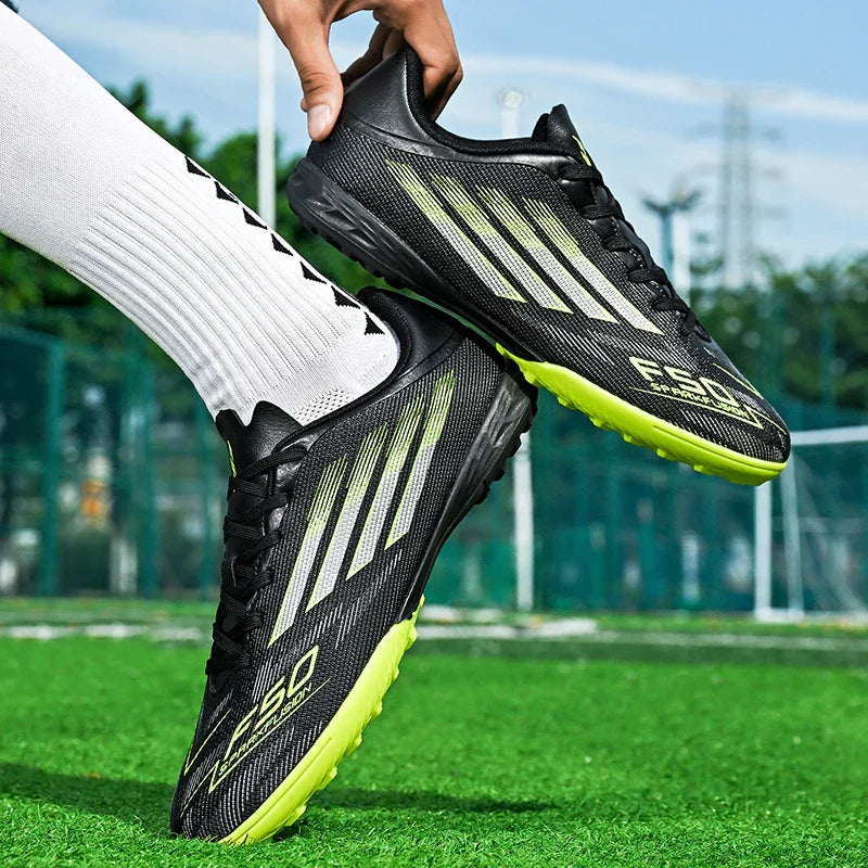 New Men Soccer Shoes Football Boots Boys Sports Shoes Sneakers Professional Comfortable Match Ankle Non-Slip TF/FG Unisex