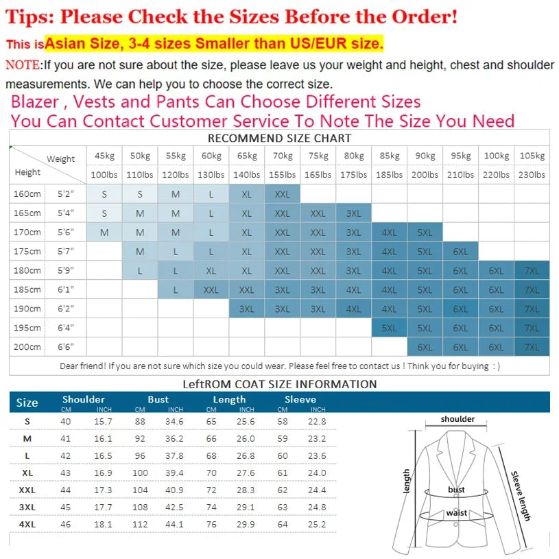 Blazer and Vest and Pants / Boutique Fashion Plaid Men's Casual Business Suit 3pcs Set Groom Wedding Dress Performance Costume