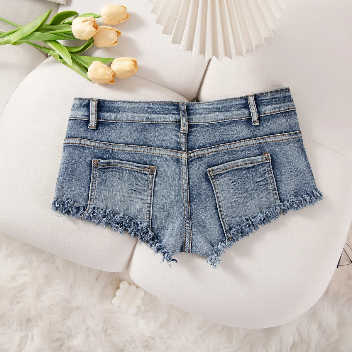 26 New Summer Fashion Sexy Low Waist Ripped Women's Denim Shorts Hot Pants Jeans Booty Shorts