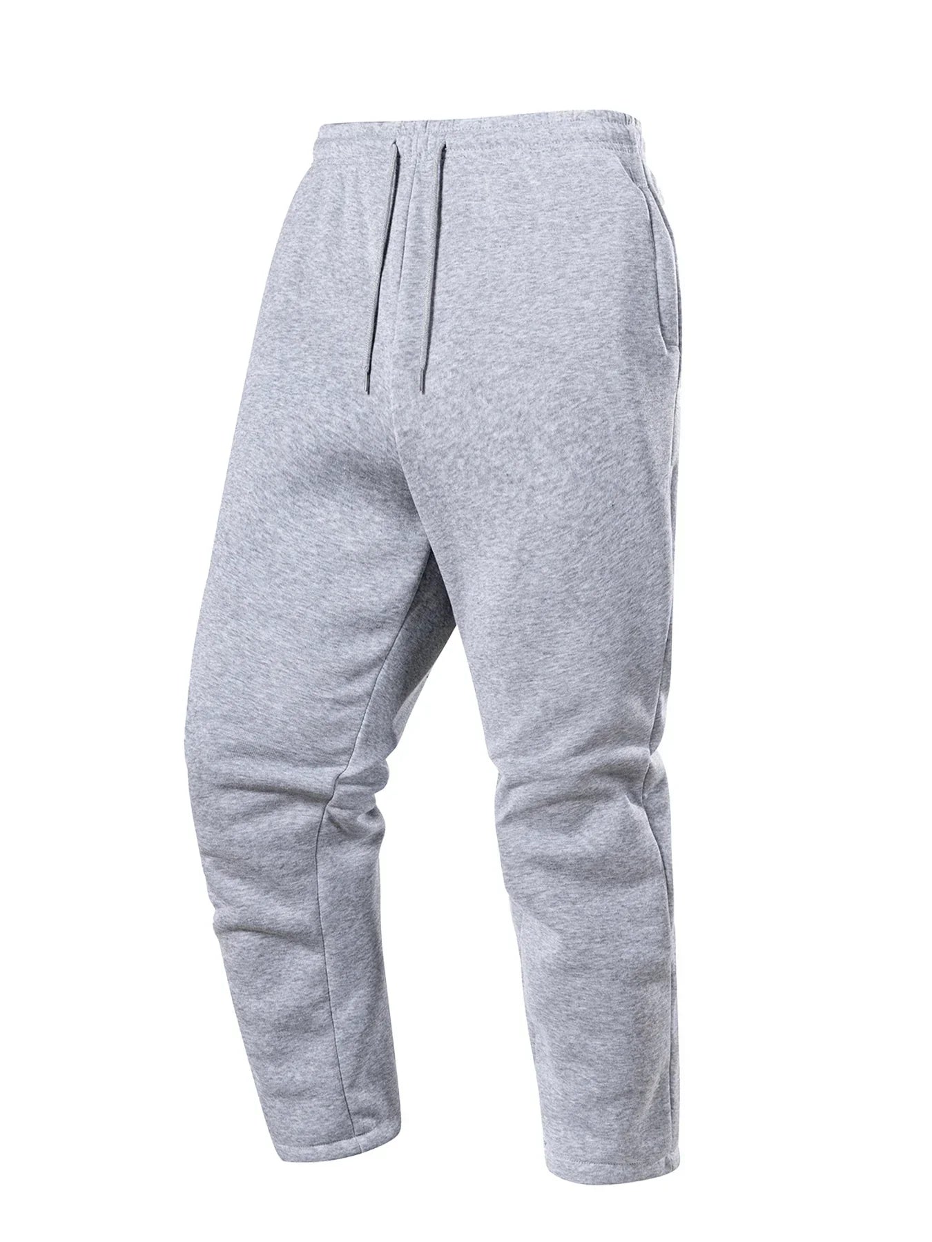 Men's Half Zipper Hoodie Pants Set Autumn Winter Solid Color Sweatshirt Pants Suit Fashion Casual Sports Set S-2XL Tracksuit