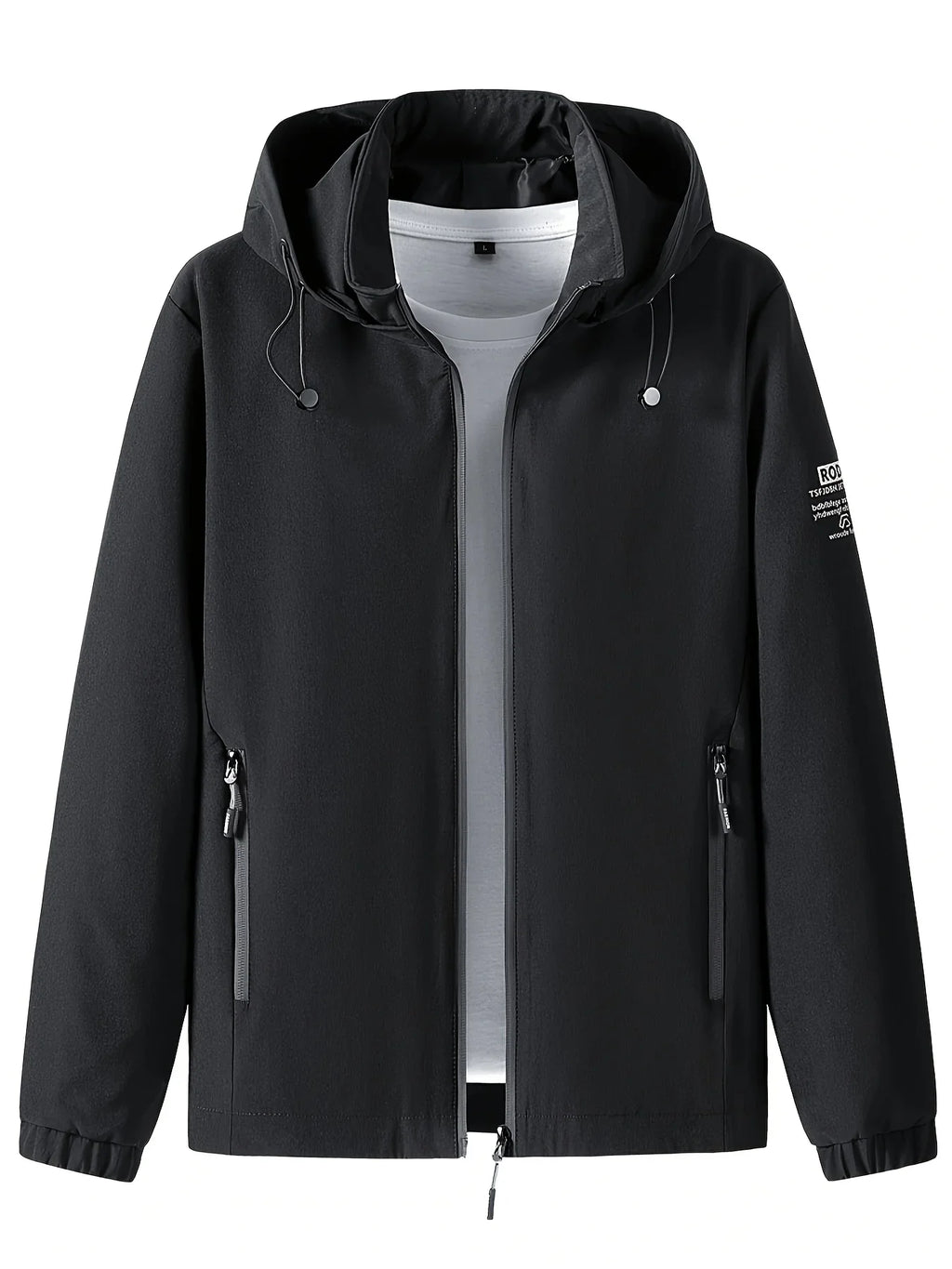 Windproof detachable hooded jacket Korean style trendy loose fashion casual men's jacket