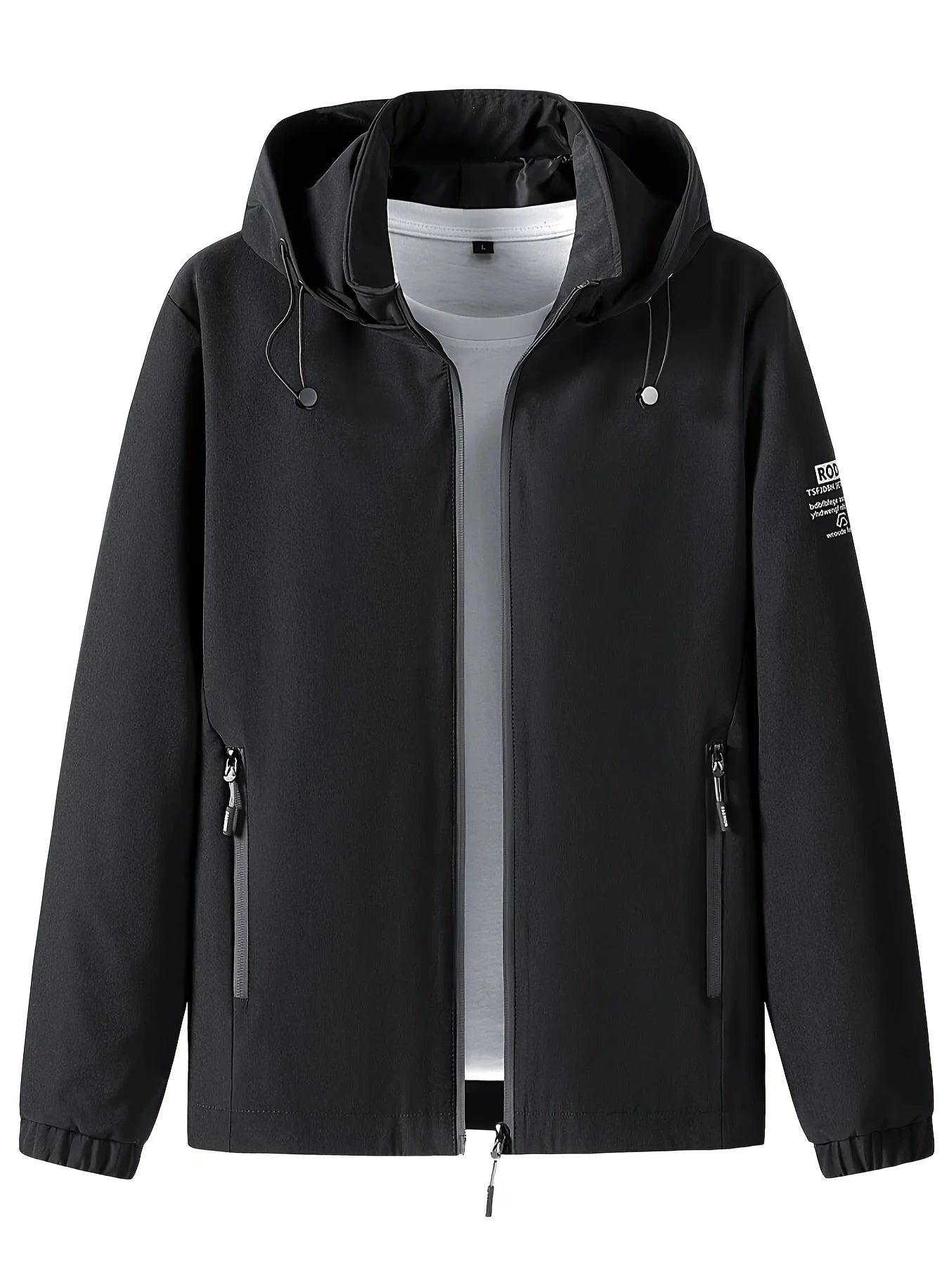 Windproof detachable hooded jacket Korean style trendy loose fashion casual men's jacket