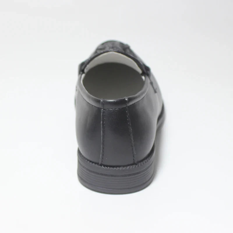 2023 Boys Shoes With Tassel Matte Black PU Leather Loafer Slip on Embossing Moccasins For Kids Boy Dress Shoe Italian Breathable