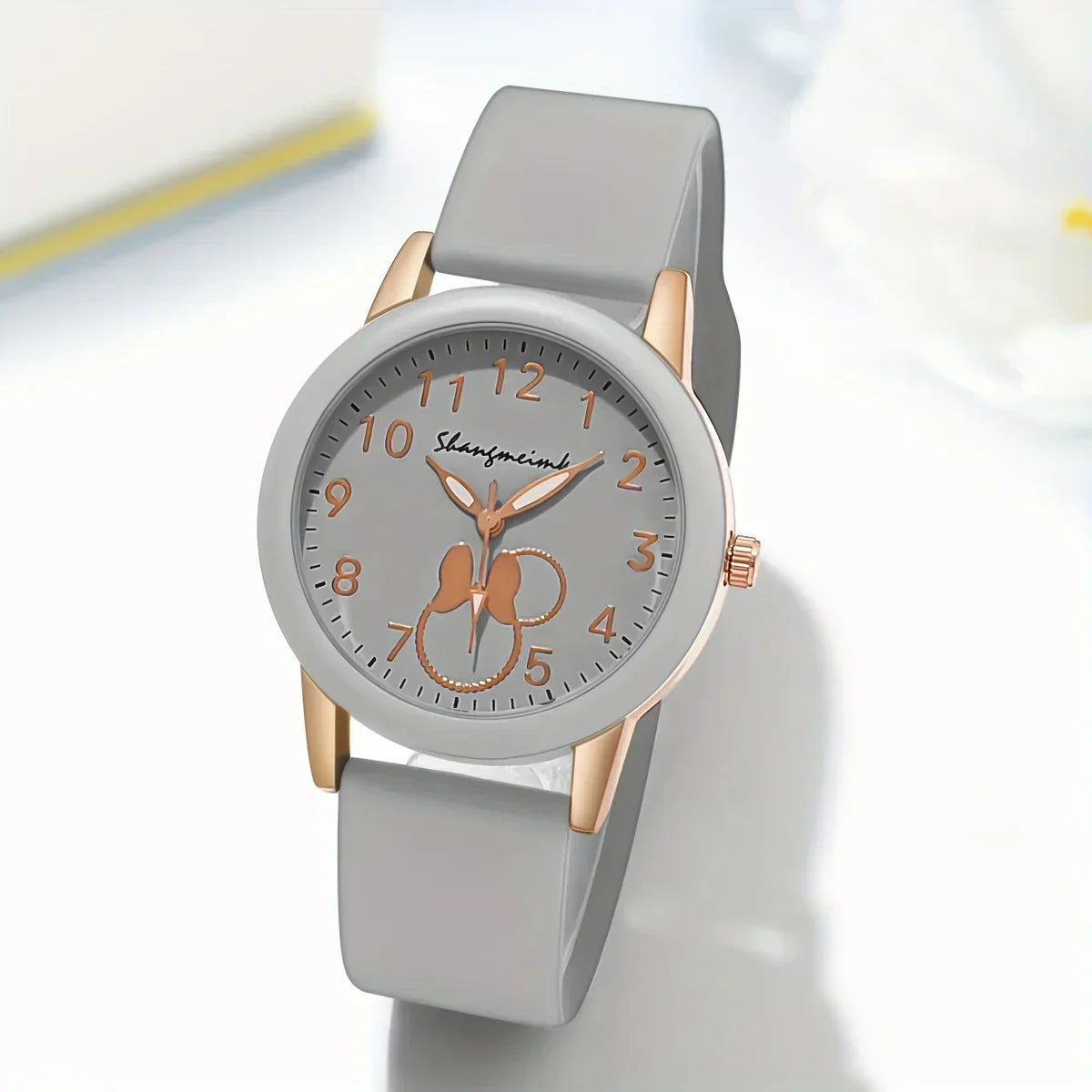 Casual Round Pointer Women Quartz Watch Cute Candy Color Analog Silicone Band Wrist Watch For Woman Clock
