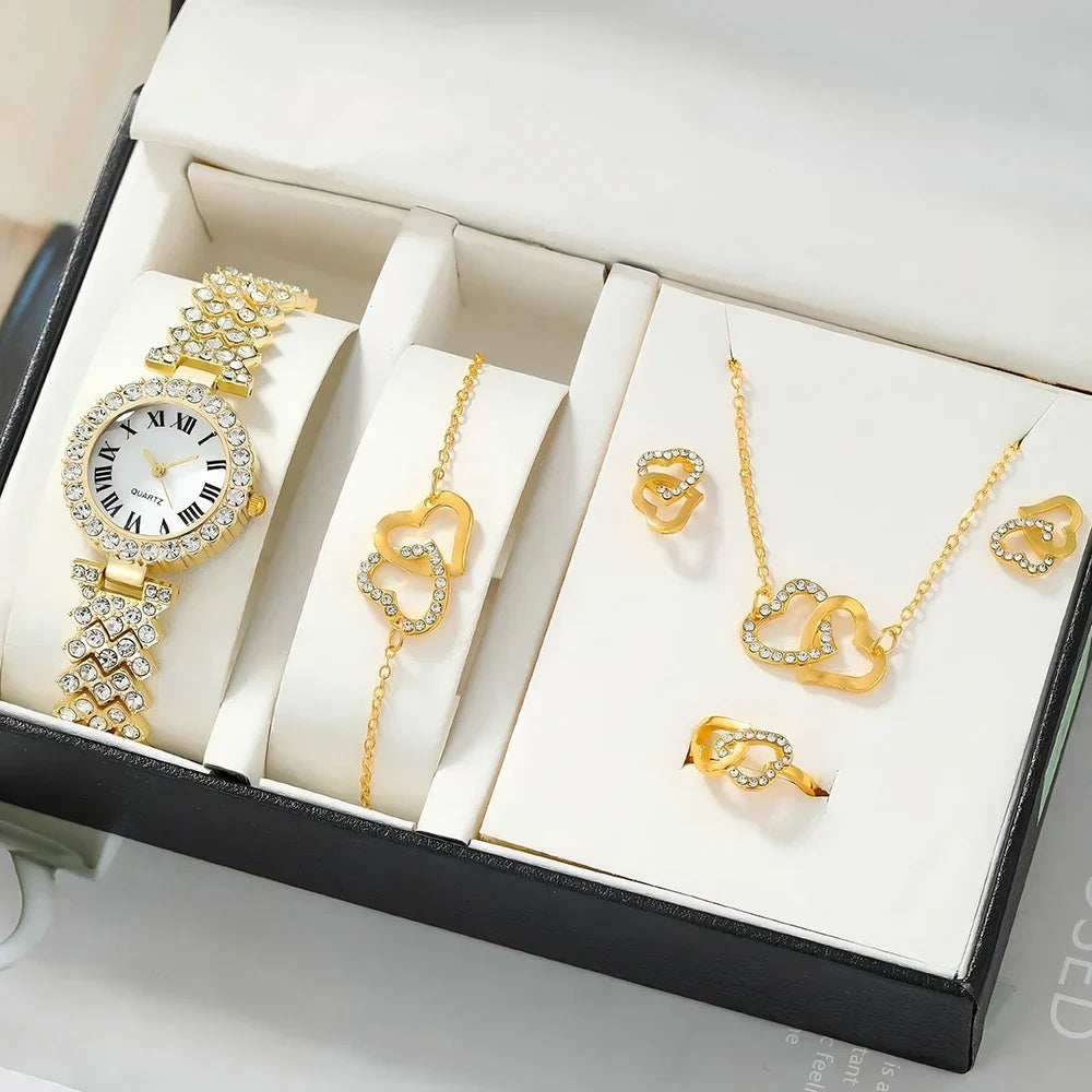 Watch For Women Watches 2023 Best Selling Products Luxury Watch Luxury Brand Reloj Mujer Watch Bracelet Set Diamond Steel Band