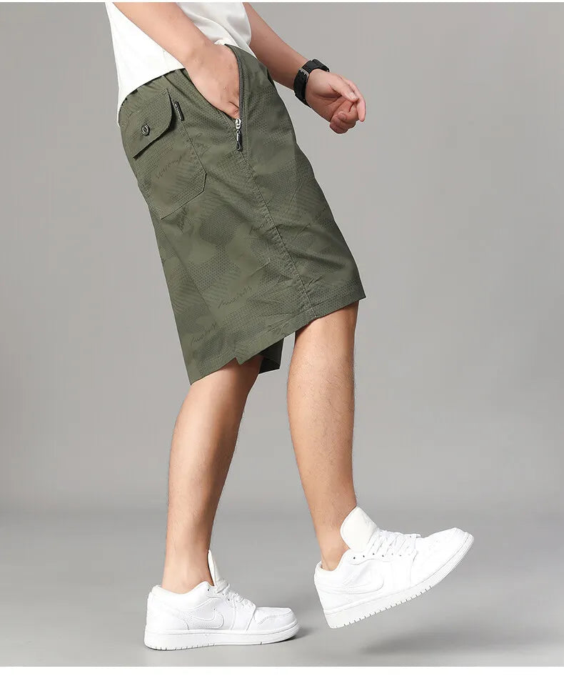 Mens Light Weight Sweat Shorts Oversized Casual Cotton Cargo Shorts Elastic Waist Drawstring Lounge Athletic Short with Pockets