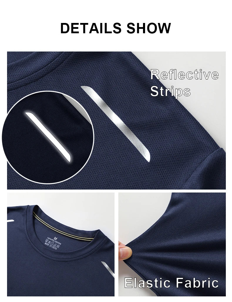 CHRLCK Men's Hiking Quick Drying T-shirts Breathable Camping Running Fishing Soft Elasticity Long Sleeve Tees Summer Autumn