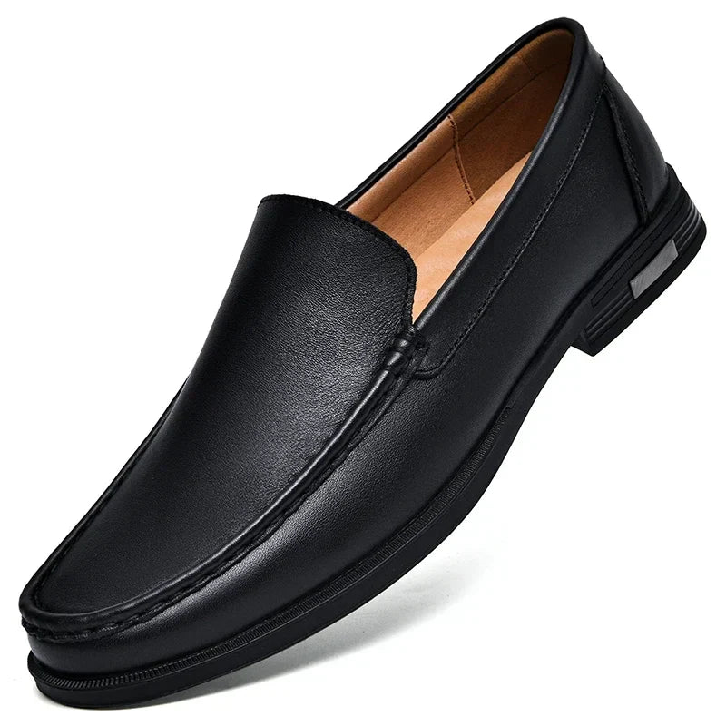 Male Comfy Walking Shoe Genuine Leather Slip on Mens Loafers New Trend Casual Shoes Men Designer Moccasins Hot Sale Drive Shoes