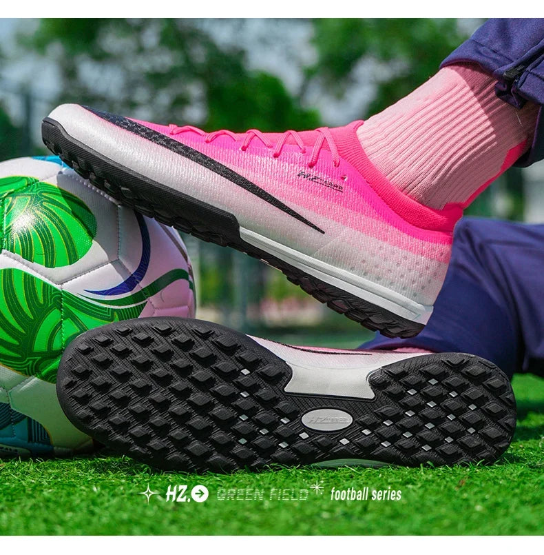New Men Soccer Shoes Futsal Cleats Ultralight Hot Sale Football Boots Unisex High-quality Women Professional TF/FG Sneakers