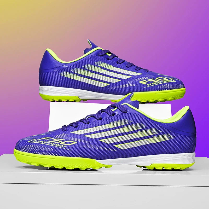 New Men Professional Football Boots Non-Slip TF/FG Boys Sneakers Match Soccer Shoes Ankle Comfortable Sports Shoes Unisex