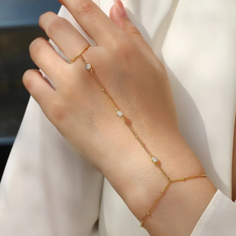 3mm Round Bezel Moissanite Bracelets for Women 14-21cm Adjustable Chain GRA Certified s925 Silver Diamond Bubble Bracelet