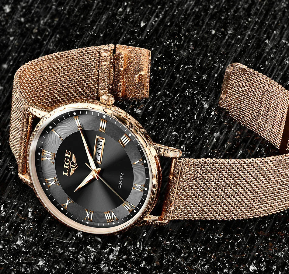 2024 New Watch Women Luxury Watches Ladies Creative Steel Women's Bracelet Watches Female Waterproof Clock Relogio Feminino