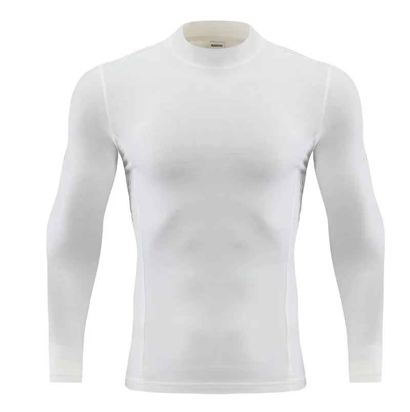 Men Children Long Sleeve Running Slim Tops Tees Sportswear Gym Fitness Compression T-shirt Outdoor Football Jersey Jogging Tight