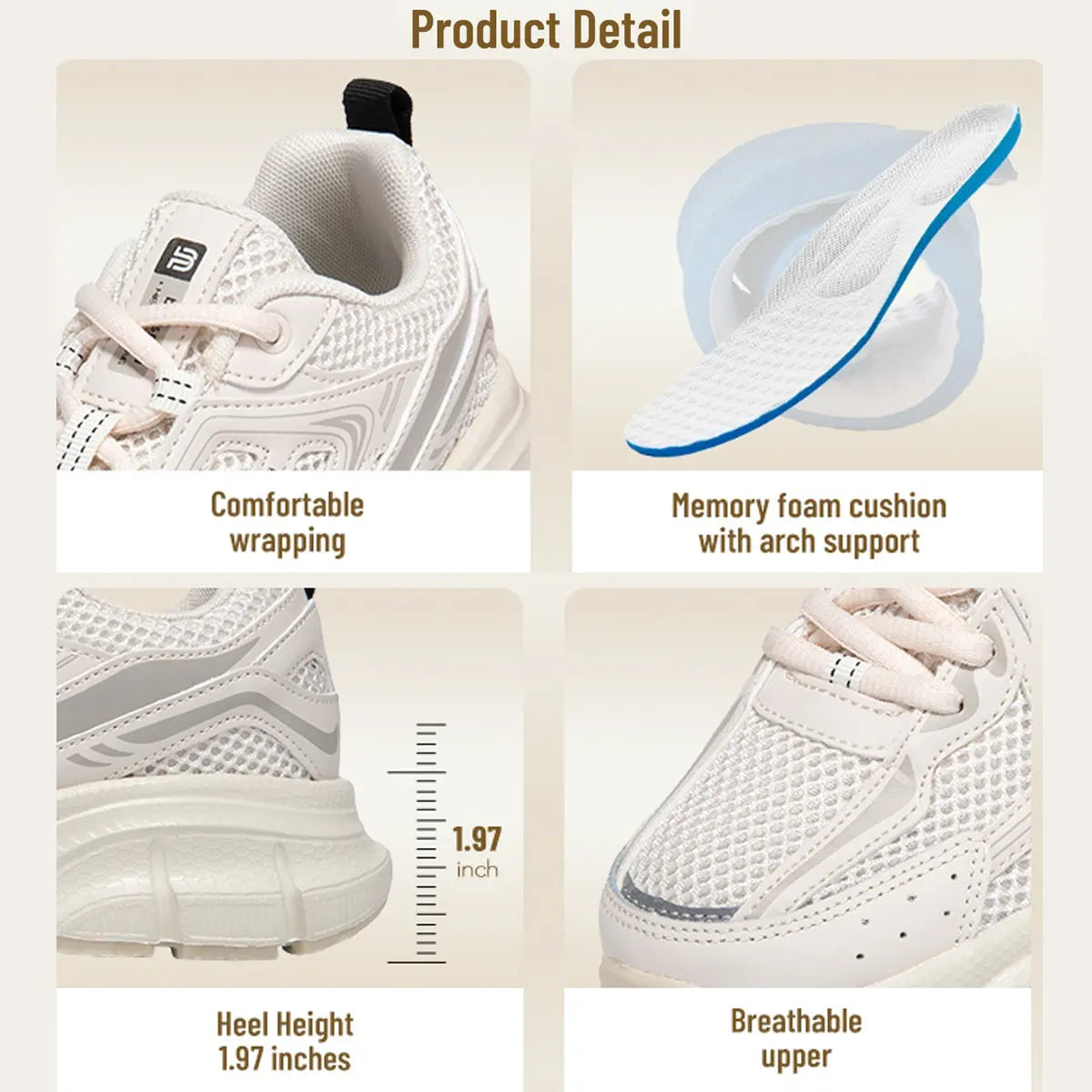 Women Sports Shoes Outdoor Lightweight Breathable Jogging Sneakers Female Casual Mesh Anti-slip Lace Up Running Shoes