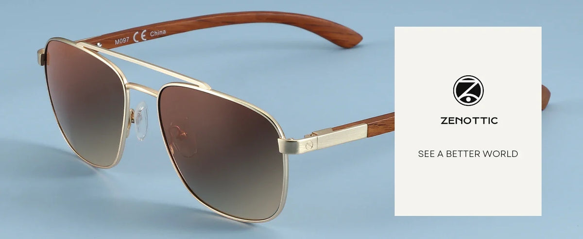 2026 Trend Wood Polarized Sunglasses for Men UV Protection Fishing Driving Golf Pilot Shade Sun Glasses