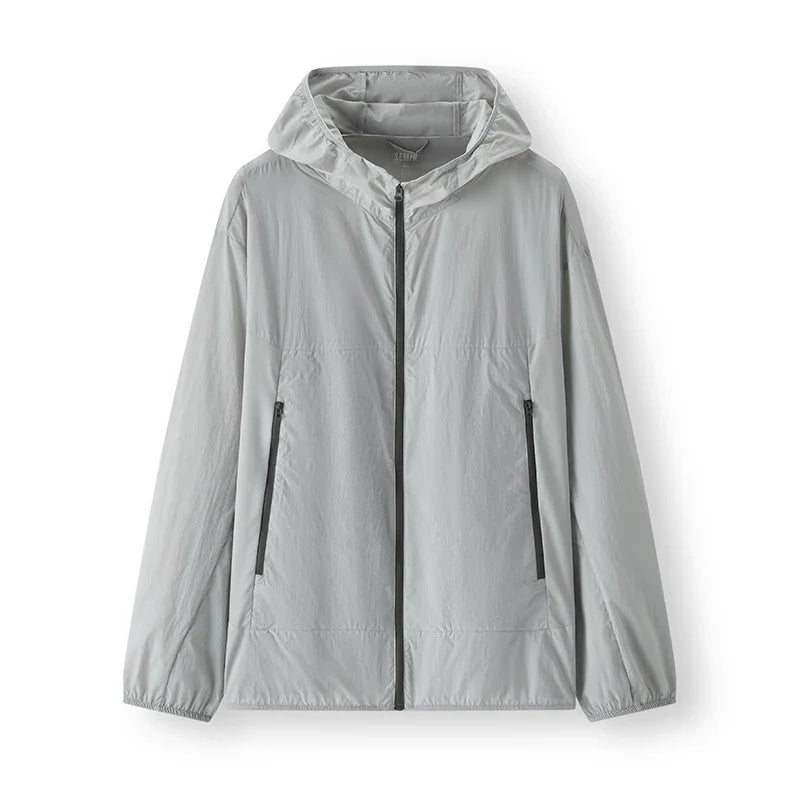Sun Protection Jacket Men Lightweight Cool Feeling Triple Protection Hooded Top 2025 New Summer Jacket for Outdoor