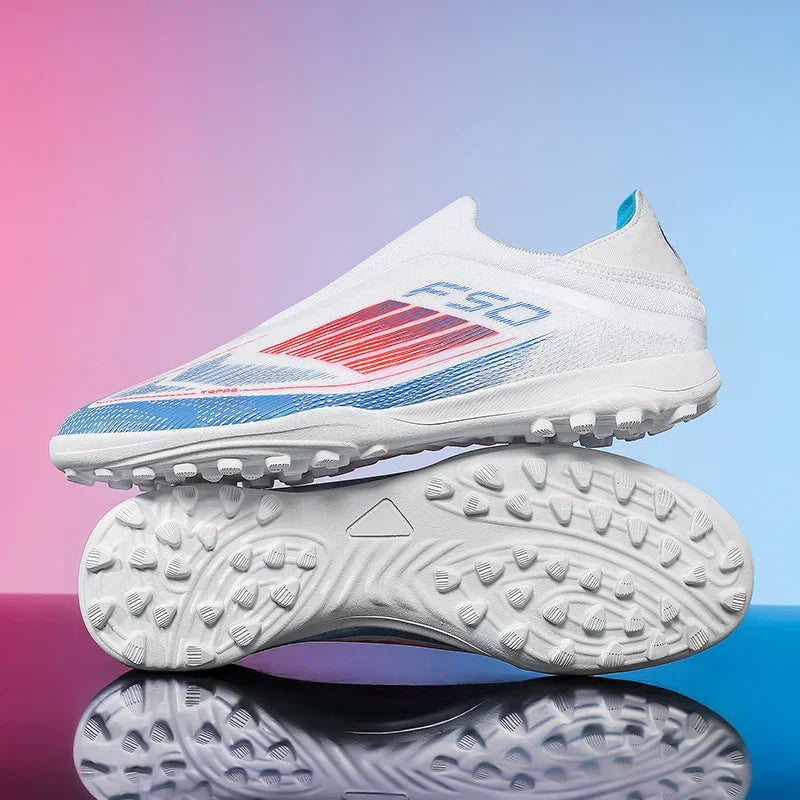 New Men Football Boots Sneakers Soccer Shoes Cleats Long Spikes Ultralight Match Breathable Indoor TF Training Drop Shipping