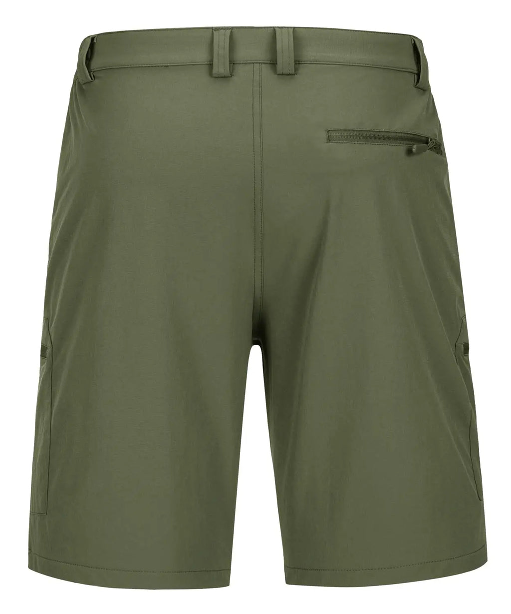 5 Zipper Pockets Summer Quick Dry Cargo Shorts Mens Fishing Shorts Stretch Outdoor Hiking Nylon Work Shorts Lightweight