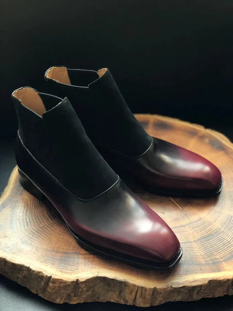 Chelsea Beveled Waist Ankle Boots