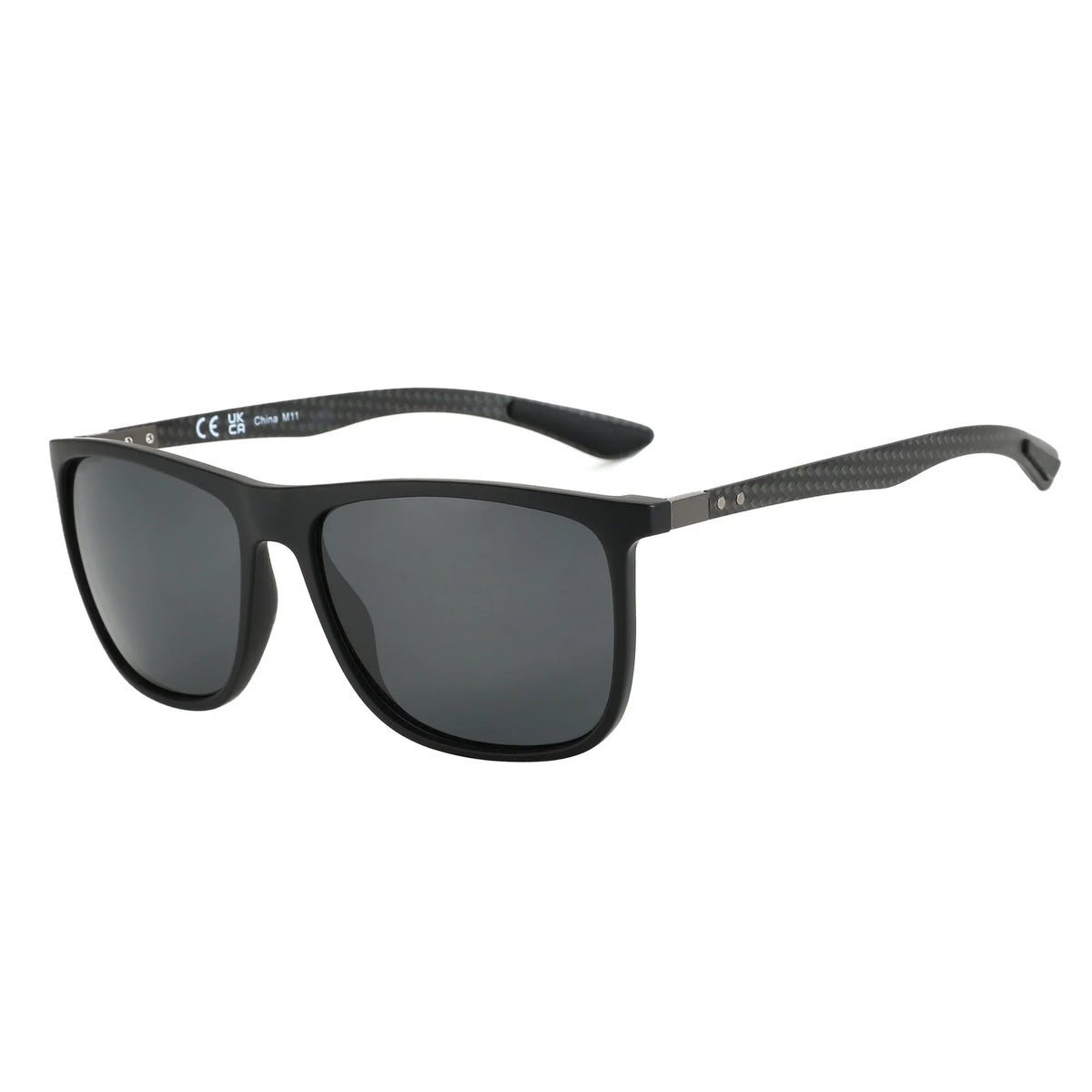 Square Polarized Sunglasses for Men Ultralight Carbon Fiber Sun Glasses Driving Fishing Golf Sports UV400 Protection