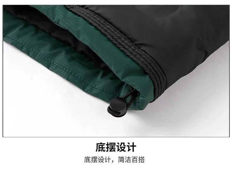 Winter Fashion Casual Men Down Vests Comfortable Warm White Duck Down Waistcoat Trend All-match Sleeveless Jacket High Quality