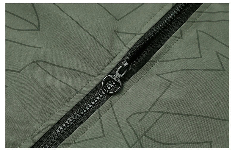 2025 Spring and Autumn New Baseball Collar Short Loose Solid Color Jacket Men's Business Casual Thin Coat Trend Size M-5XL