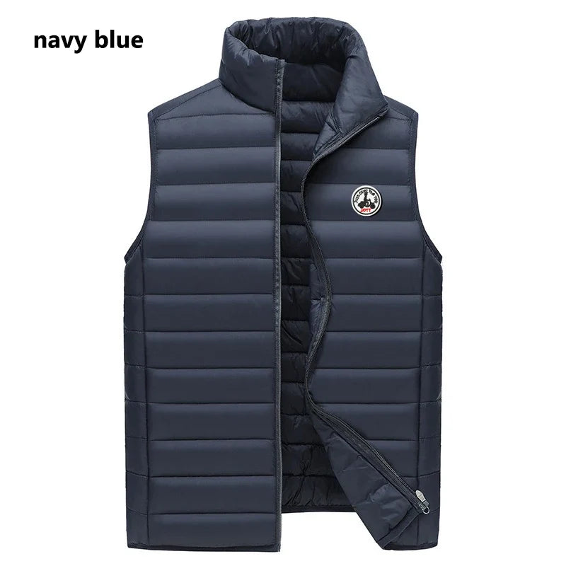 Spring Autumn Men Women Long sleeves Embroidery logo Zipper Front Going Out Light Thin Hooded Down Jacket Warm And Windproof