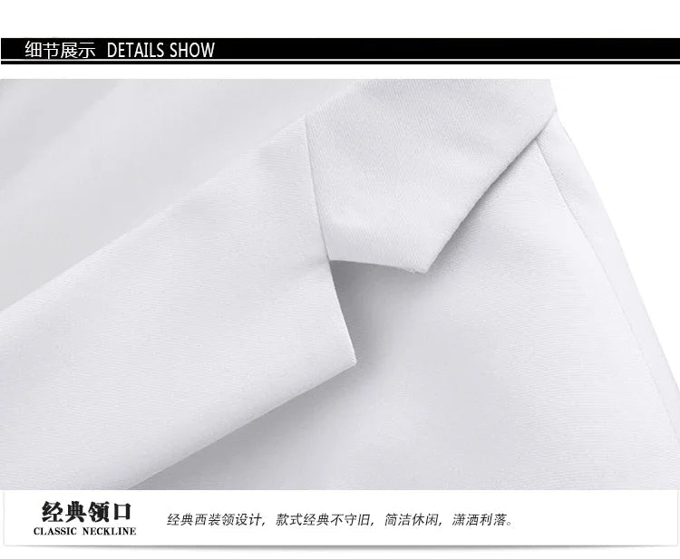 2025 Brand Fashion Men Double Breasted Tuxedo Business Suit/Male Slim Fit  Korean Casual Clothing/Men's Casual Jacket Blazers