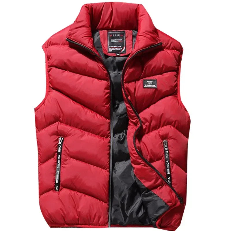 8XL 7XL Plus size vest men Brand Men Jacket Sleeveless Vests Winter Jackets man Casual Coats Men's Vest Cotton Thicken Waistcoat