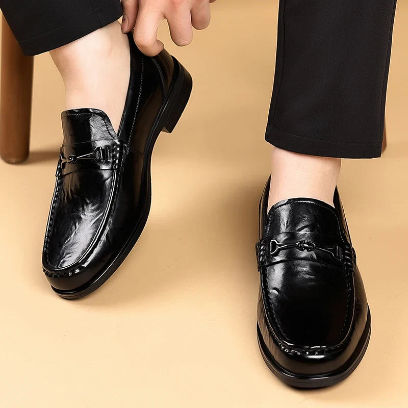Fashion Style Man Casual Shoes Comfortable Luxury Loafers Leisure Walk Men Slip on Flats All-match Male Business Shoes Moccasins