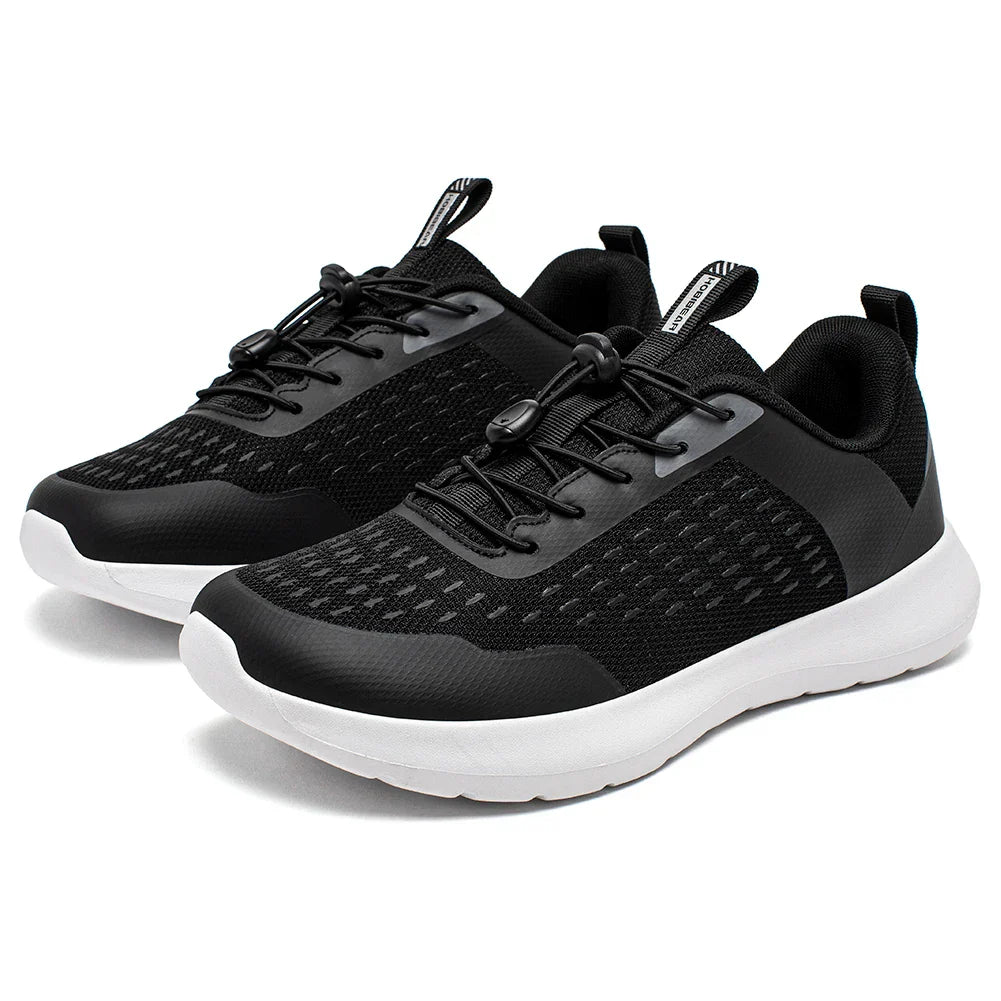 Wide Toe Running Shoes for Men Women Elastic Band Non Slip Sneakers Comfortable Walking Shoes