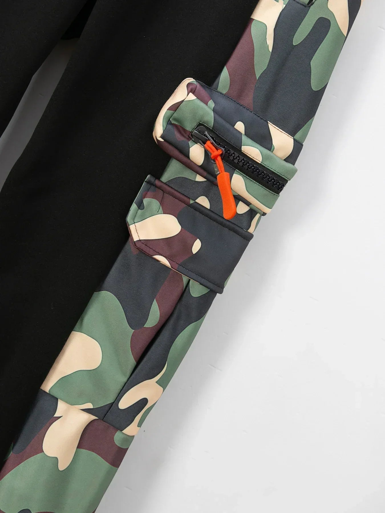 Men's Tracksuit Hoodie Sets Camouflage Hand  Hooded Leisure Suit Man Sweatshirt Pants Tactical Sweat Sports Suit