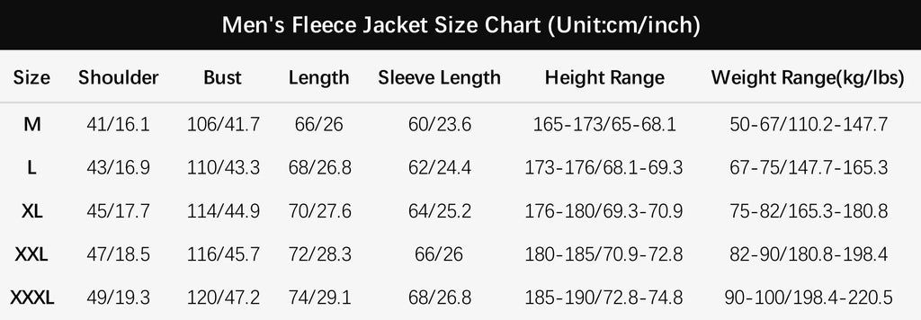 Men Polar Fleece Jackets Winter Windproof Thermal Soft Shell Jacket Outdoor Sports Hiking Camping Skiing Climbing Warm Coat