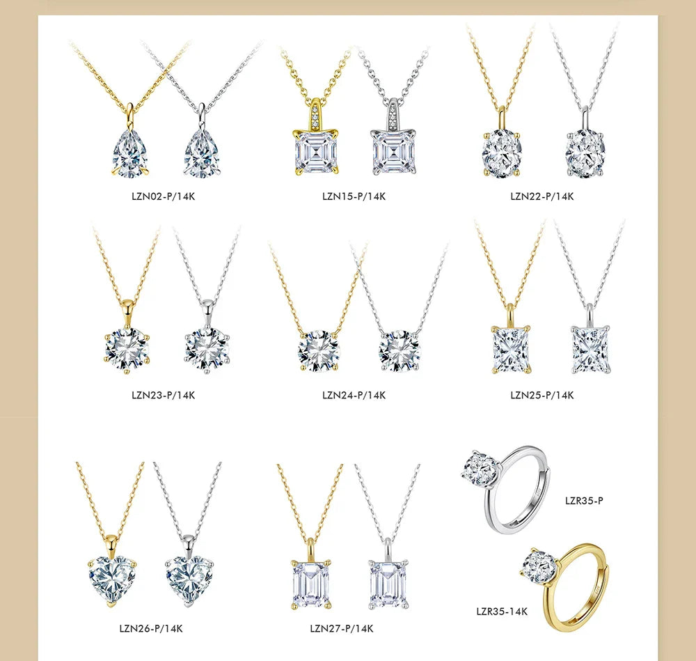 Soild 925 Sterling Silver Square Pendant Necklace with 8A Cubic Zirconia Lovers Jewelry Gift 45cm Neck Chain LZN27