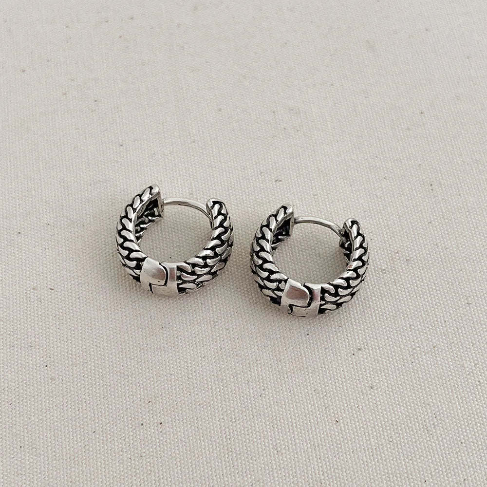 Fashion Jewelry Sweet Korean Temperament Metal Geometric Hoop Earrings For Women Party Gifts Simply Design Accessories