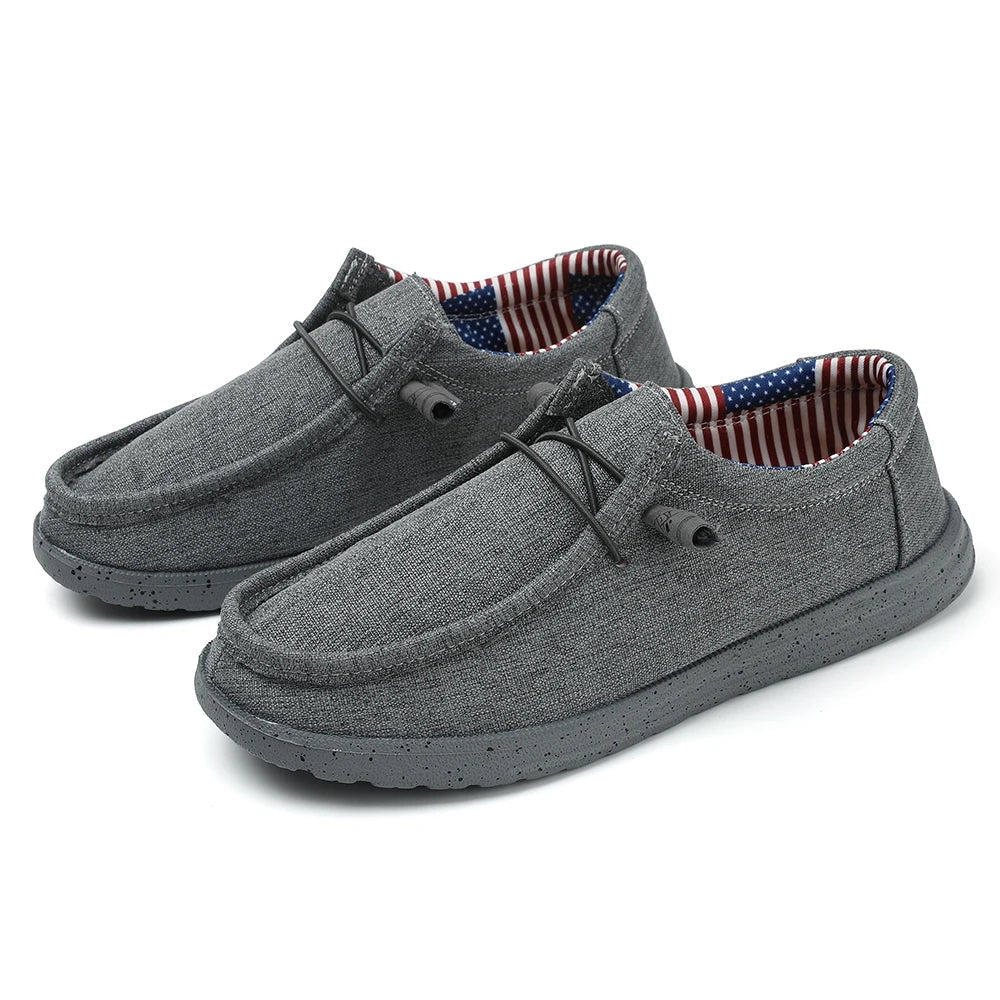 Plus Size Men's Solid Color Breathable Slip On Classic Loafer Shoes Comfy Casual Durable Lightweight Walking Shoes