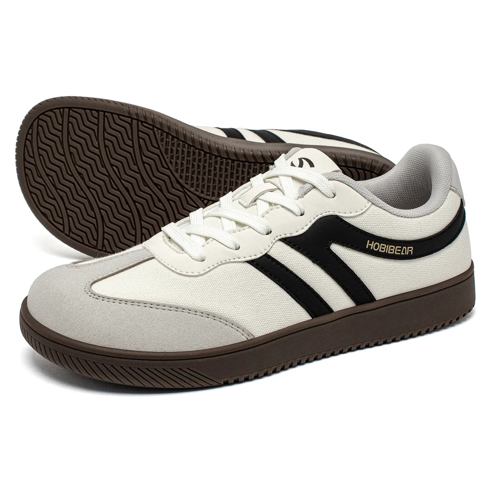 Wide Toe Sneakers Unisex Walking Shoes Lace Up fabric Non Slip Casual Sneaker