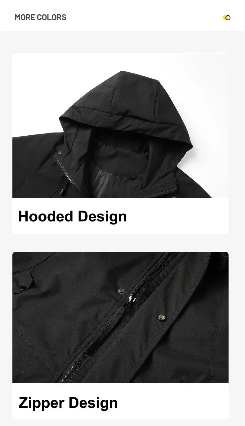 Unisex Waterproof Running Jacket Autumn Windproof Windbreaker Hiking Camping Trekking Outdoor Jackets Men Women Coats
