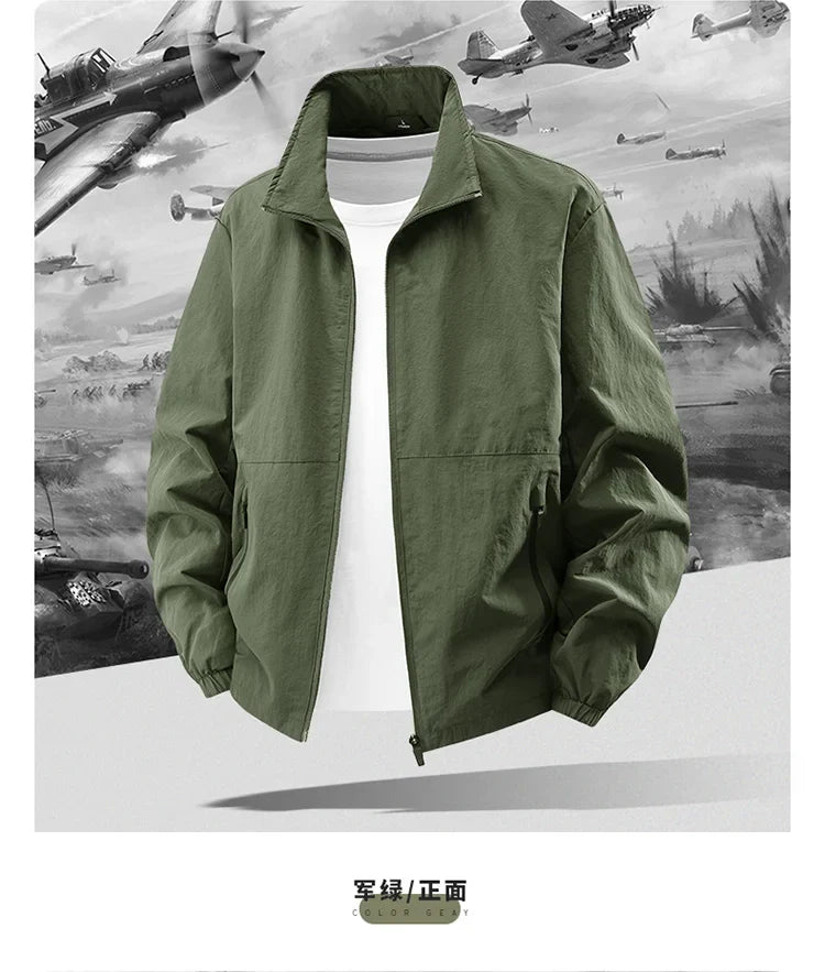 8XL Men Outdoor Jacket Autumn Winter Jacket Hiking Camping Windbreaker Plus Size Spring Oversized Outwear Hooded Coat