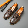 Men's Formal Wedding Dress Shoes – Classic Lace-Up Oxford for Parties & Ceremonies
