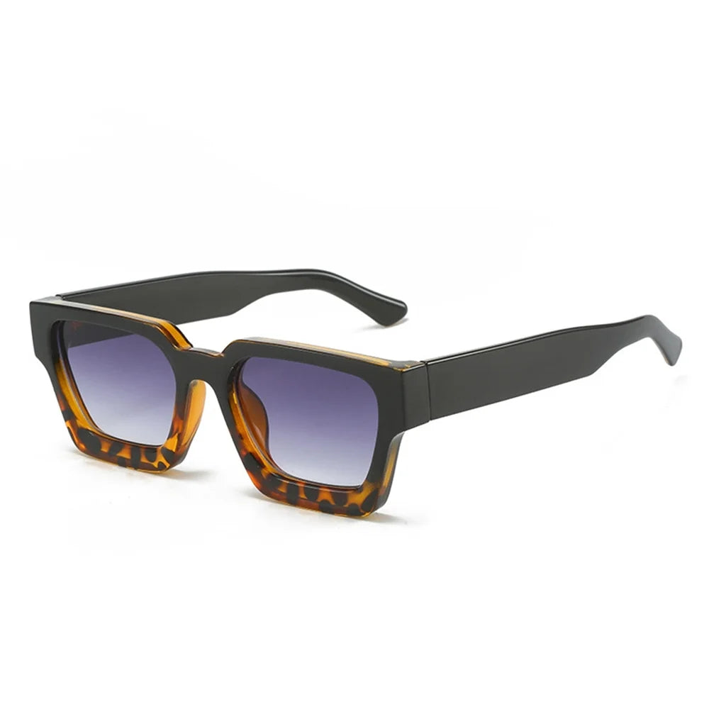 Men Square Frame Sunglasses 2025 Luxury Brand Designer Sun Glasses Retro Trendy Shades UV400 Unisex Women Glasses New