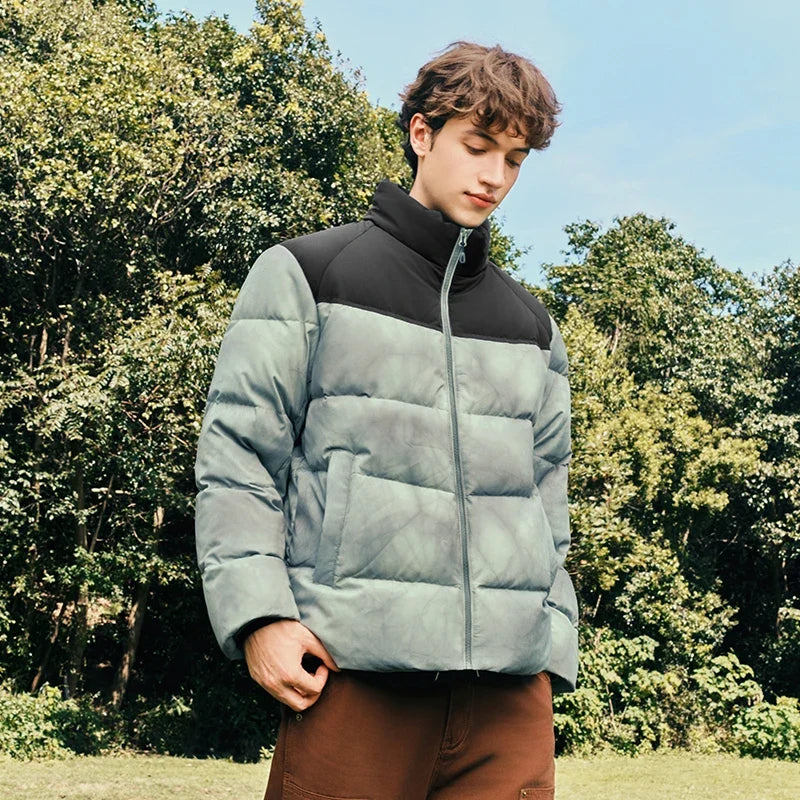 Unisex Puffer High Loft Down Stand Collar Warm Fit Waterproof Windproof Stain Resistant 2026 Couple Style Outerwear