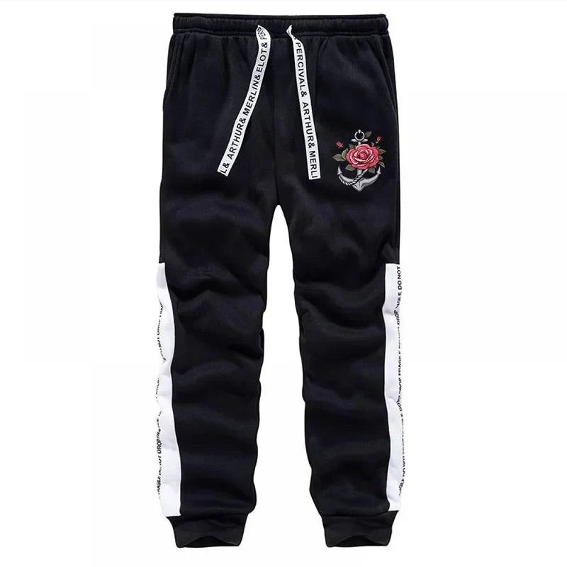 Mens Tracksuit Retro Pattern Printing  Single Piece Sweatshirts Sweatpants Casual Office Home Hoodie Pants Sports Mens Clothing