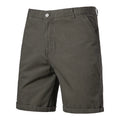 Classic Mens 100% Cotton Casual Shorts Khaki Grey Navy Black Knee Shorts American Style Streetwear Golf Shorts