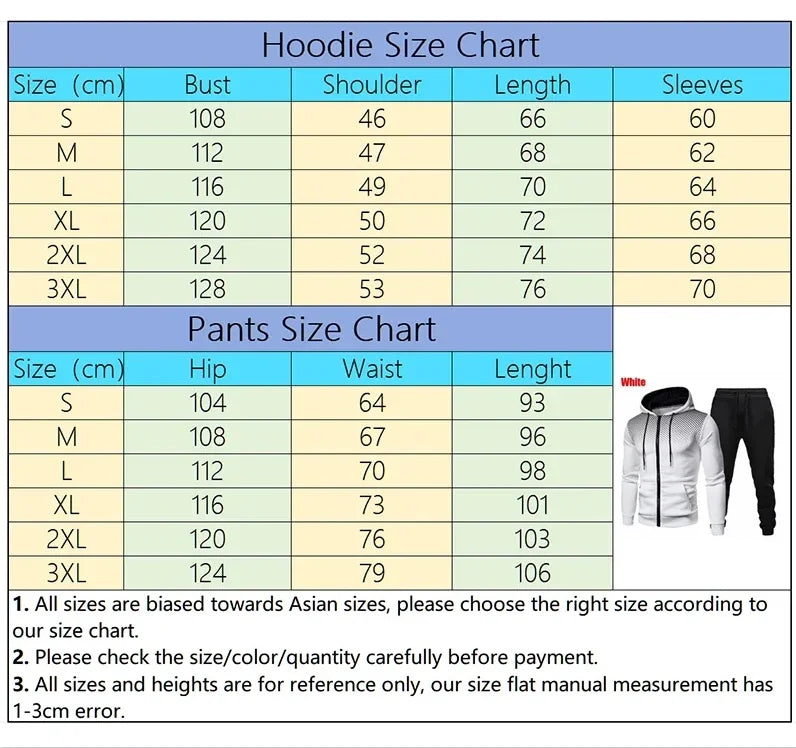 2026 New Spring Autumn Men's Long Sleeve Hoodie; Pants Two-piece Set Fashion Outdoor Running Sports Suit