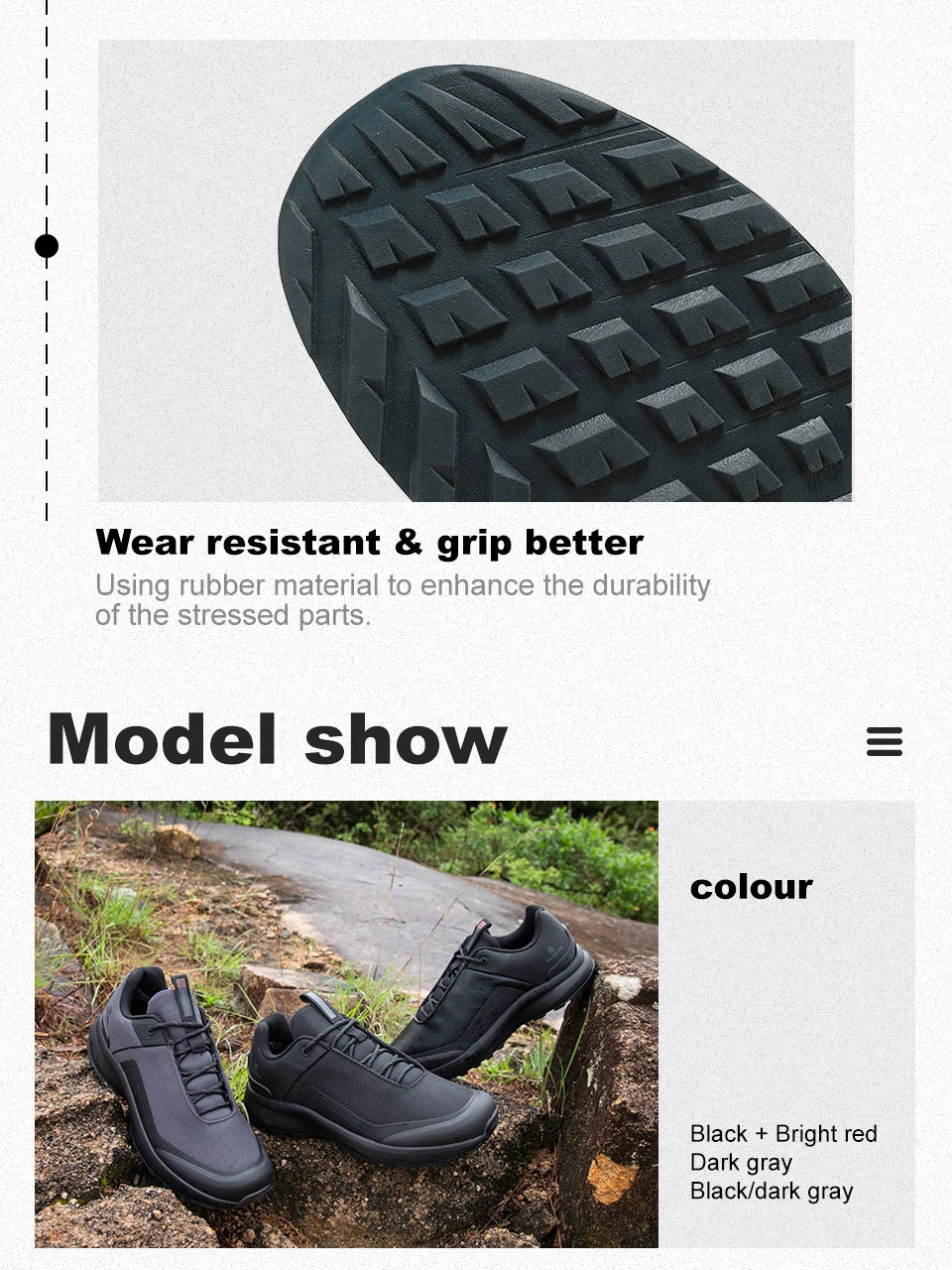 Men Hiking Shoes Classic Business High Quality Male Trekking Climbing Sneakers Non-slip Luxury Designer Outdoor Shoe